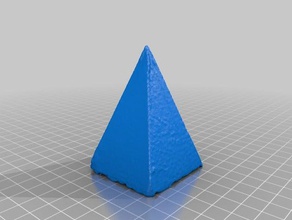 wooden pyramid scans & replicas makerbotdigitizer scan 3d print model - Mito3D