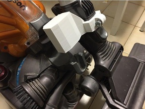 dyson aspirateur plus fort le bras de support les articles ménagers titulaire passer l'aspirateur 3d print model - Mito3D