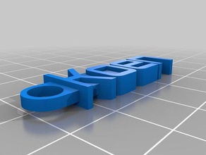 koen keychain organization customized 3d print model - Mito3D