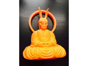 frankibudd - donnie darko buddha le creature il 3d print model - Mito3D