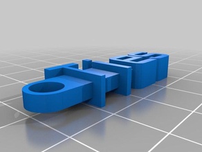 keychainties organization customized 3d print model - Mito3D
