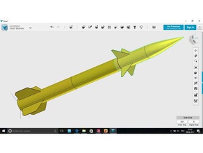 roket f 18 hornet hobi uçak 3d print model - Mito3D