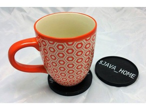 java home coaster household 3d print model - Mito3D