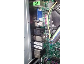 backplate motherboard supermicro c2sea computer 3d print model - Mito3D