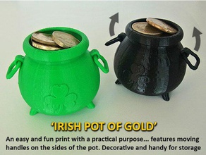 irish pot gold containers bolts bracelets celebration chain chains coin coins container decor decoration designer display festive fun gift handles heritage holder holiday ireland jar jewelery model money moving novelty nuts parts party patrick patricks ring rings saint screws season seasonal st day tradition traditional unique 3d print model - Mito3D