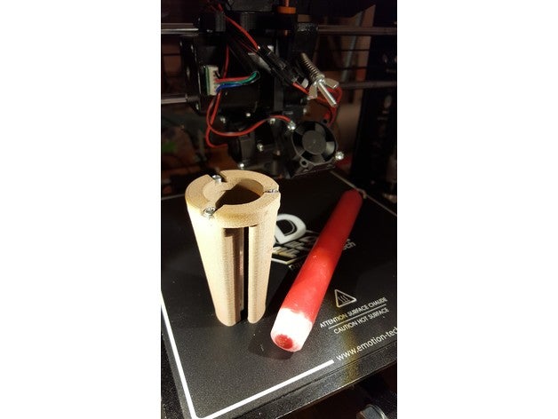 candela trimmer arredamento bougie di kerze temperino 3D print model - Mito3D
