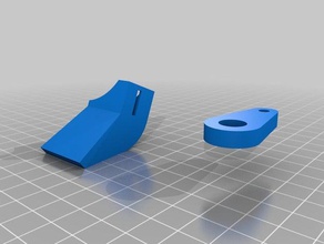 mi personalizados de encaje a presión del ventilador conducto Impresora 3d las piezas personalizado 3d print model - Mito3D