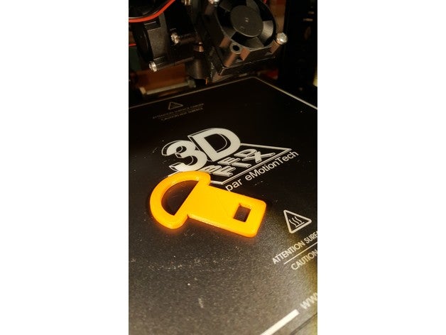 Sicherheits-Gurtschloss alarm stopper clip citro n c1 & c5 3D print model - Mito3D