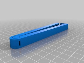 meine maßgeschneiderte Tasche clip - pla compatible120mm Haushalt versorgt kundengebundene 3d print model - Mito3D