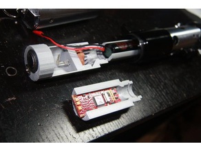 korbanth dv6 sabre laser châssis de l'électronique 3d print model - Mito3D