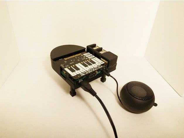 pi piano de la musique adafruit le pimoroni raspberry 3D print model - Mito3D