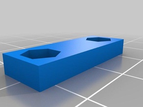 makerfarm i3v bltouch nut trap 3d printer parts 3d print model - Mito3D