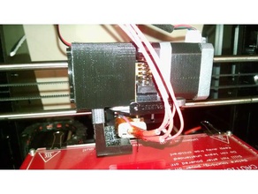 prusa i3 geeetech pro b fan duct hotend 3d printer parts 40mm mount extruder shroud i3b acryli prusai3 3d print model - Mito3D
