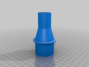 mi personalizar la manguera de vacío del adaptador dewalt dyson partes personalizado 3d print model - Mito3D