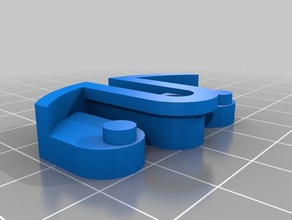 volet roulant support filigrane de la marque les pièces rechange 3d print model - Mito3D