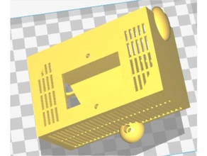 ctc bricolaje prusa i3 pro cubierta de alimentación 12v 15a Impresora 3d las piezas 3d print model - Mito3D