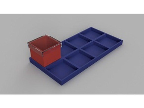 parts tray Boxen - Organisation organisieren Teile Fach 3d print model - Mito3D
