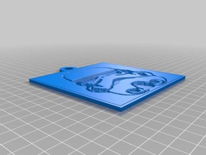 stormtrooper lithopane 2d art personnalisé 3d print model - Mito3D