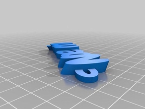 noemi keychains customized 3d print model - Mito3D