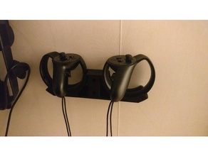 oculus touch dual wall mount computer 3d print model - Mito3D
