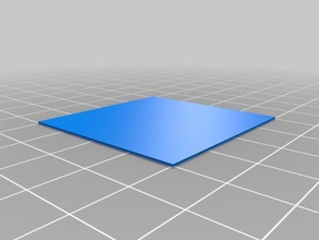 remplissage et d'étalonnage carré de 40 mm x 0 4 L'impression 3d tests 3d print model - Mito3D