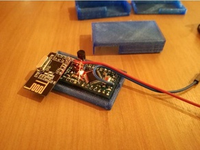 arduino pro mini + nrf24l01 custom case electronics 3d print model - Mito3D