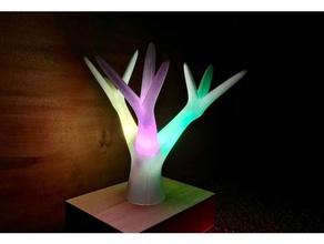 arbre de lumière sculptures arduino led la d'arbre en 3d print model - Mito3D