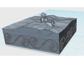 kraken attack Schreibtisch Stoßstange Tiere 3d print model - Mito3D