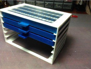 smd-widerstände-kondensatoren-Boxen - Elektronik box smd smd-box 3d print model - Mito3D