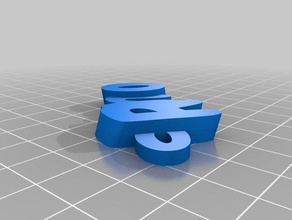 meu personalizados iamburny da v2 texto - nome rino keyfob chaveiros personalizado 3d print model - Mito3D