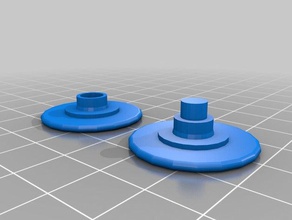 Nein-Gewicht tri-spinner mechanische Spielzeuge kundengebundene 3d print model - Mito3D