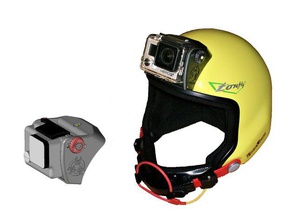 skydiving helmet gopro mount support casque parachutisme sport & outdoors fixation video 3d print model - Mito3D