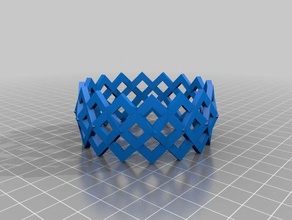 bracelet de diamant les bracelets 3d print model - Mito3D