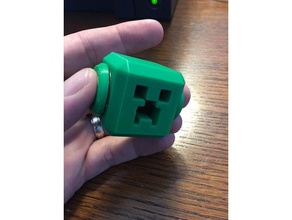 une autre liane spinner jouets & jeux creeper fidget de minecraft 3d print model - Mito3D