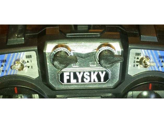 knobs i6 transmitter r c vehicles flysky fs-i6 turnigy 3D print model - Mito3D