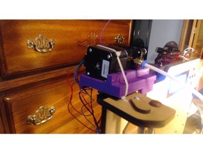 anet a8 stock extruder mount bowden setups 3d printer accessories 3d print model - Mito3D