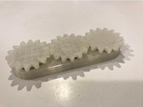 gear spinner fidget Spaß Gang Zahnräder 3d print model - Mito3D