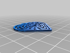 my customized maze heart generator fashion 3d print model - Mito3D