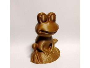 garden frog re-sculpt scan animals animal ornament 3d print model - Mito3D