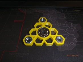 fidget nut spinner - wingnut2k 12 Spielzeug & Spiele hand zappeln 3d print model - Mito3D