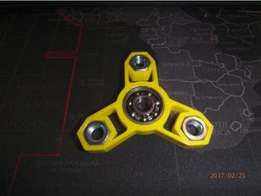 fidget écrou spinner - wingnut2k 14 jouets & jeux main jouet 3d print model - Mito3D