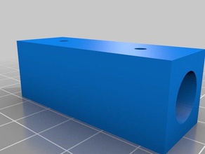 personnalisable simple tube tuyau goujon le coupleur bricolage 3d print model - Mito3D