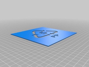 sembol kalıpları geri dönüşüm plastik organizasyon 3d print model - Mito3D