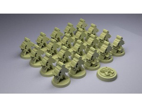 dune boardgame - fremen minifig set giocattolo & accessori di gioco da tavolo duna figura 3d print model - Mito3D