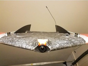 hardcore44 Kamera montieren r c Fahrzeuge foxeer Fall fpv mount wing rc-Flugzeug ritewing 3d print model - Mito3D