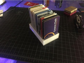 credit card wallet-Größe-Karte organizer office 3d print model - Mito3D