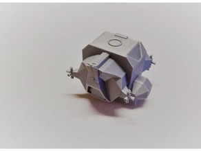 apollo lem çıkış aşaması mühendislik nasa alanı uzay aracı 3d print model - Mito3D