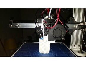 fã monta chegar a impressora 3d Impressora de peças reach3d alcançar 3d print model - Mito3D