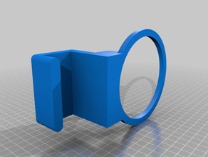 hydroflask de la coupe du titulaire dodge ram nourriture et boisson le support tasse 3d print model - Mito3D