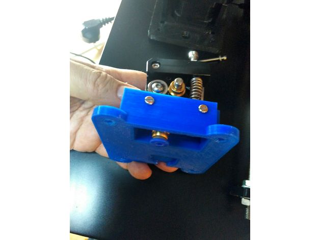 anet a8 sistema bowden base superior del motor extrusor de ikea falta Impresora 3d extrusoras actualización placa extrusora 3D print model - Mito3D